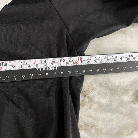 Zara NWT Blogger Favorite Puff Sleeve Dress Womens Sz S Smocked Bodycon Keyhole - Picture 11 of 14